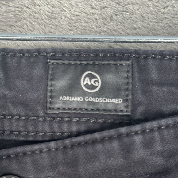AG Adriano Goldschmied Jeans Mens 40x34‎ Black The Everett Slim Straight Casual - Picture 8 of 10
